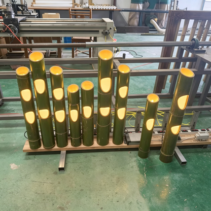 Natural Bamboo Carved Landscape Light