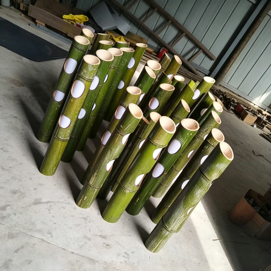 Natural Bamboo Carved Landscape Light
