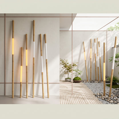 Aluminum Simulation Bamboo Light