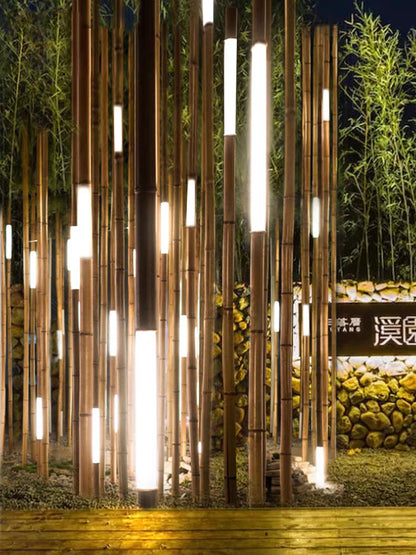 Natural Bamboo Garden Light