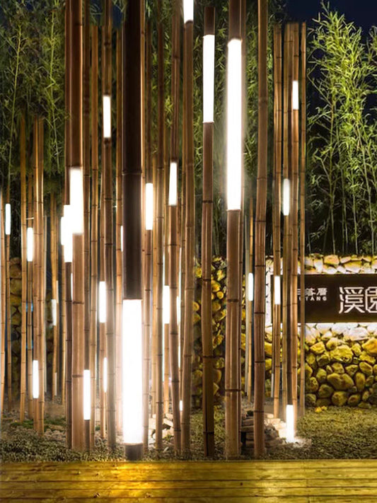 Natural Bamboo Garden Light